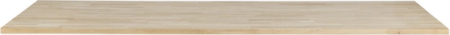 Bordplade WOOOD Tablo FSC-certificeret egetræ natur 160Ã90Ã2,4 cm plankebord